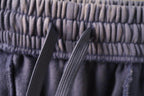 Balenciaga lavender shorts waistband with drawstring ties and elastic