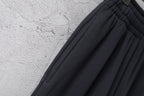 Balenciaga black shorts with elastic waistband and pleated front