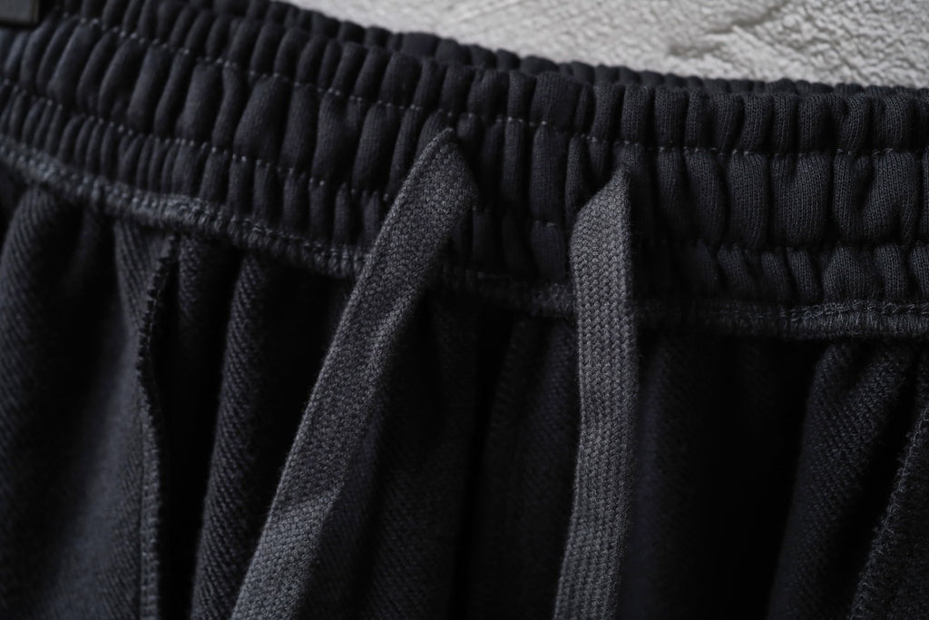 Balenciaga black shorts with ruched elastic waistband detail