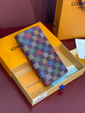 Louis Vuitton multicolor checkered small bag with structured, rectangular shape