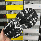 Balenciaga unisex sneakers outsole, black tread with white rubber panels