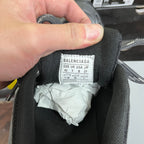 Balenciaga sneaker size tag on inner collar, EU 41, UK 7, USA 8, dark gray