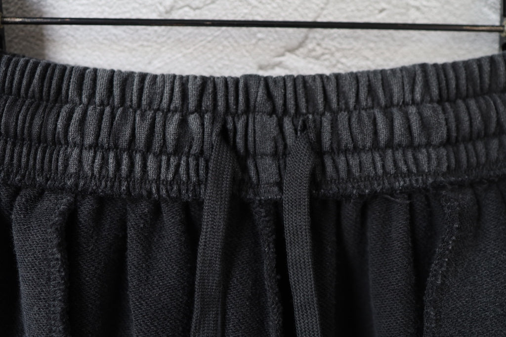 Balenciaga dark shorts with gathered elastic waistband and drawstring ties