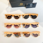 Versace sunglasses assortment, cat-eye frames with tinted lenses in 6 colorways