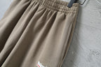 Balenciaga beige shorts with gathered elastic waistband detail
