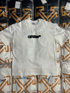 Off White T-shirt, off-white with small black logo print on chest