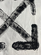Off White T-shirt, off-white with close-up of black cross lower arm