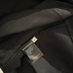 Balenciaga black T-shirt neck label and inner tag