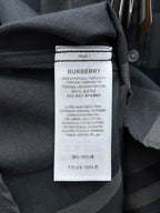 Long-sleeve shirt interior neck label with size and care information