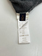 Louis Vuitton knit garment care label with materials: wool, cashmere