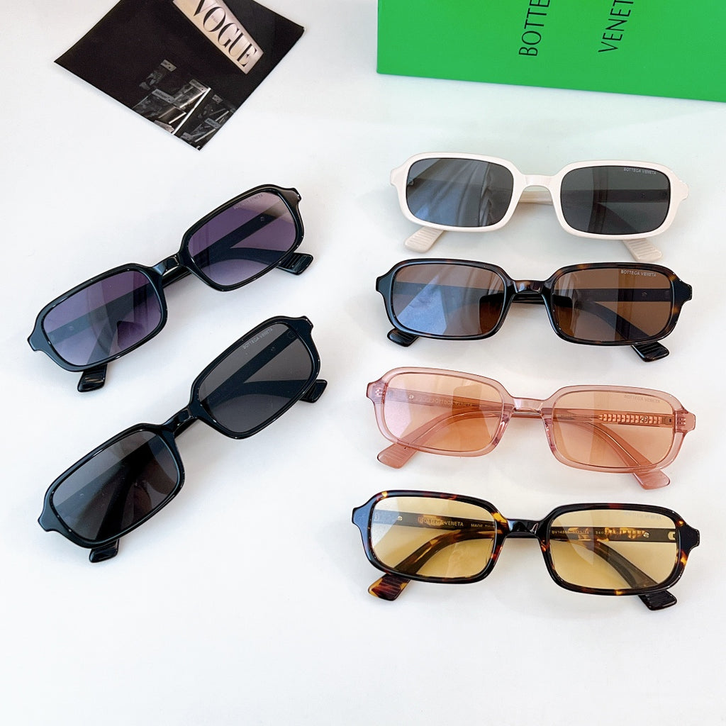 Bvlgari sunglasses assortment with varied frames and tinted lenses.
