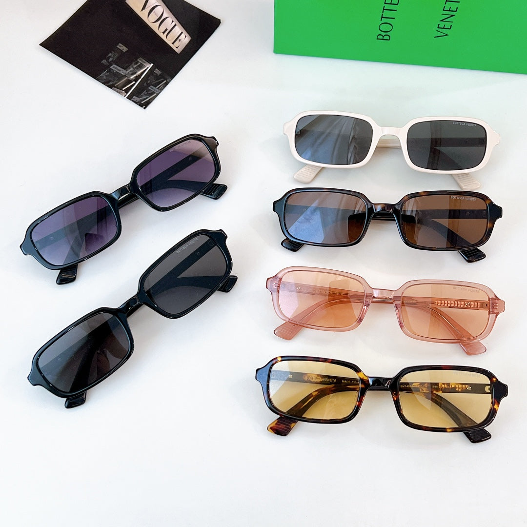Bvlgari sunglasses assortment with varied frames and tinted lenses.