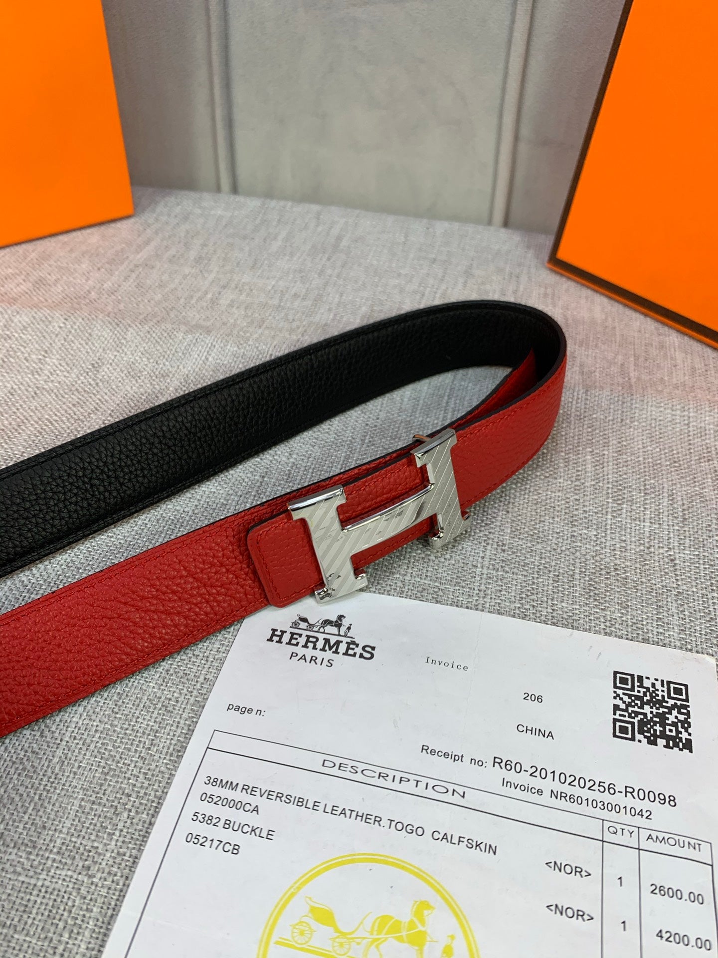 Hermes Belt
