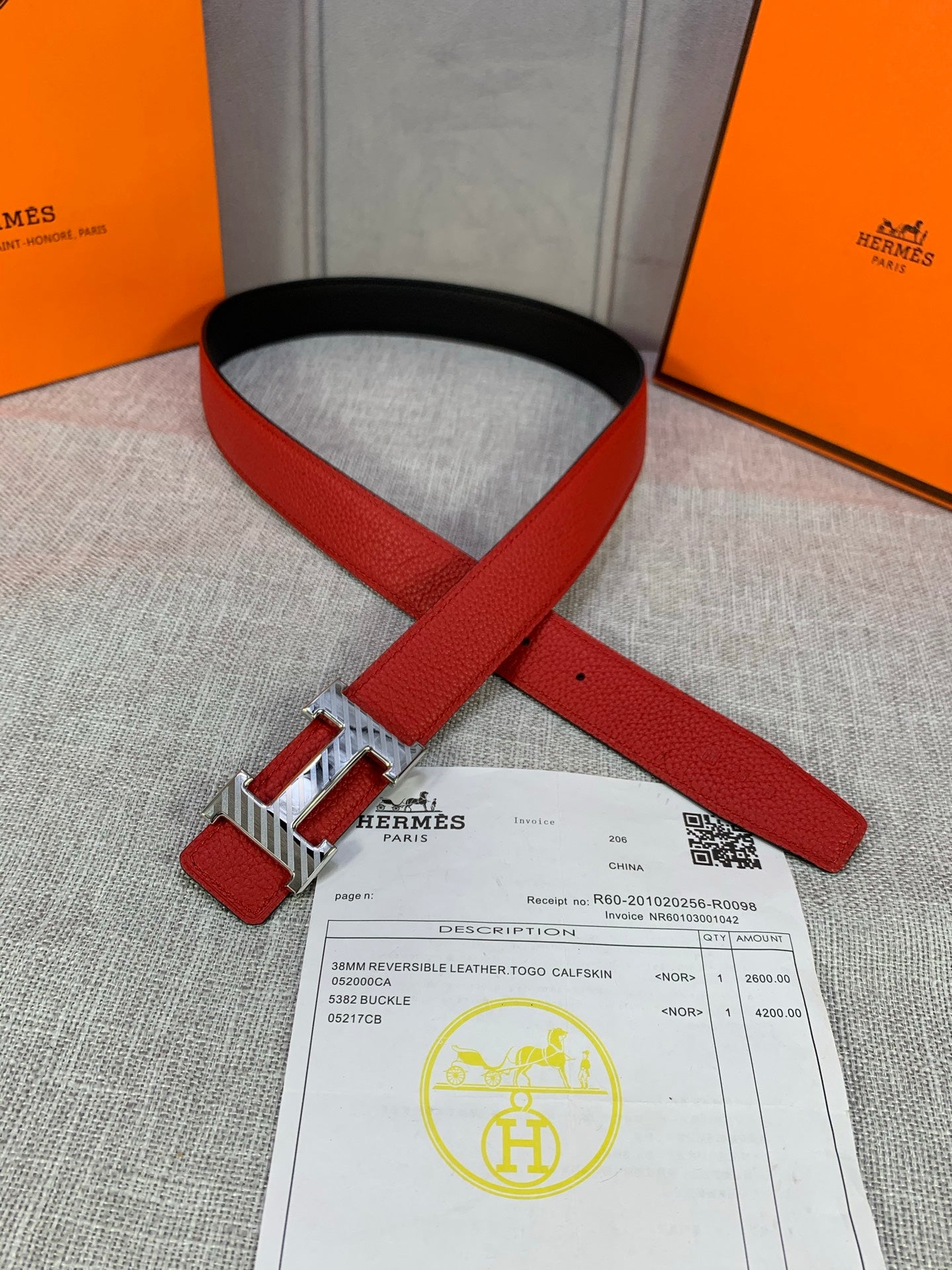 Hermes Belt