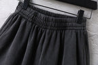Balenciaga pants, dark gray elastic waistband with gathered top