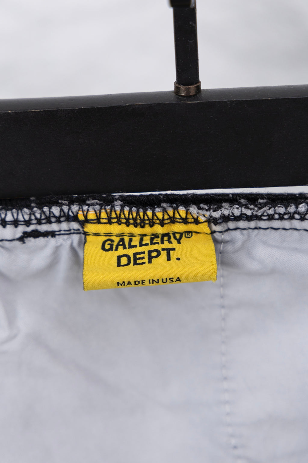 Chrome pants waistband label: GALLERY DEPT., made in USA