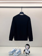 Gucci long-sleeve sweatshirt, dark plain back