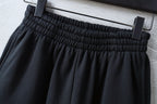 Balenciaga shorts with elastic waistband and adjustable belt loops