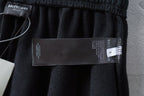 Balenciaga shorts with hang tag and care label on front waistband