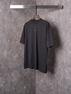 Balenciaga black oversized short-sleeve T-shirt on hanger
