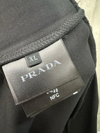 XL Prada inner label with NFC tag on neckline