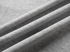 Grey T-shirt fabric with fine knit texture