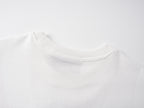 White Gucci T-shirt crew collar with ribbed neckline