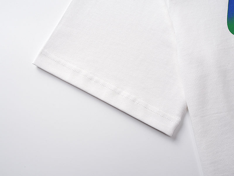 White Gucci T-shirt short sleeves and straight hem
