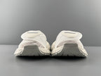 Balenciaga sandals, white, interior heel lining with stitched logo tab detail