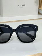 Celine black sunglasses with dark lenses