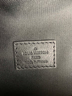 Louis Vuitton bag leather label patch with Louis Vuitton PARIS text