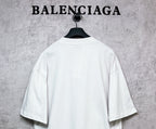 White short-sleeve T-shirt back view