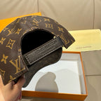 Louis Vuitton monogram baseball cap with inner label and open side panel