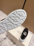 Alexander McQueen sneaker outsole with textured tread, white rubber sole