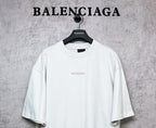 White short-sleeve crewneck T-shirt with small chest logo print