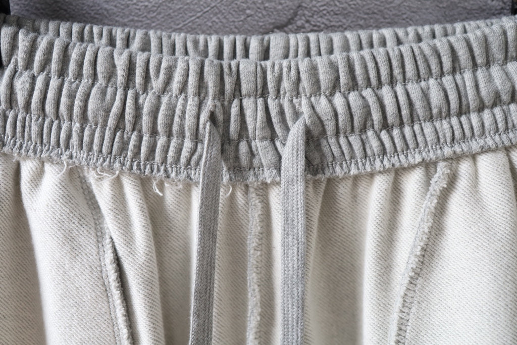 Balenciaga pants with smocked elastic waistband and concealed drawstring