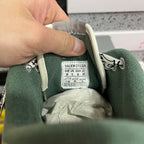 Balenciaga size label on white sneaker lining, showing UK/JP size details.