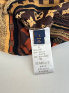 Louis Vuitton garment label showing 62% viscose and 38% polyamide, Italy