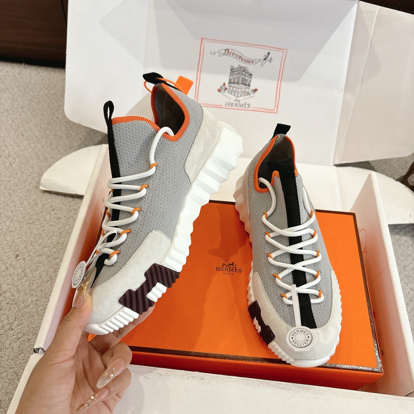 Luxury Shoes Hermes Unisex