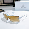 Versace sunglasses with clear lenses and silver-toned frames