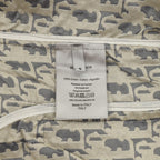 Dior monogram pants care label with 100% cotton and Made in Italy