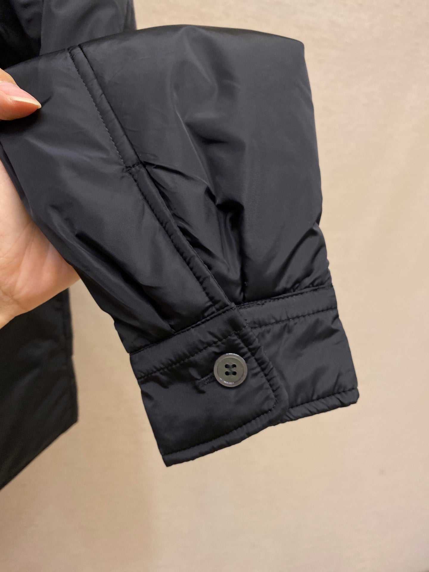 Dark Prada long-sleeve jacket sleeve cuff with button closure
