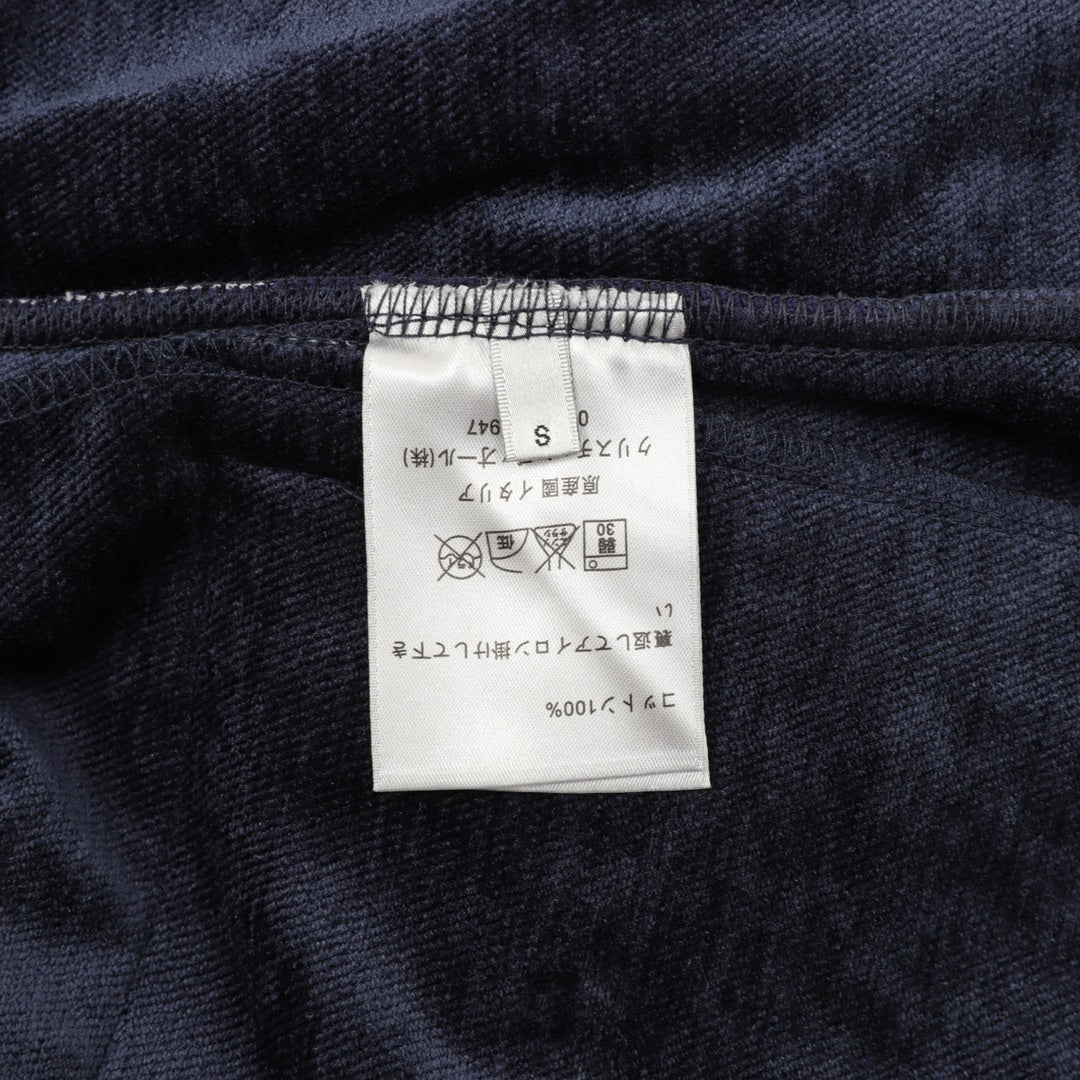 Care label inside navy pants