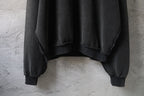 Balenciaga black sweatshirt sleeves and hem with ribbed cuffs and waistband