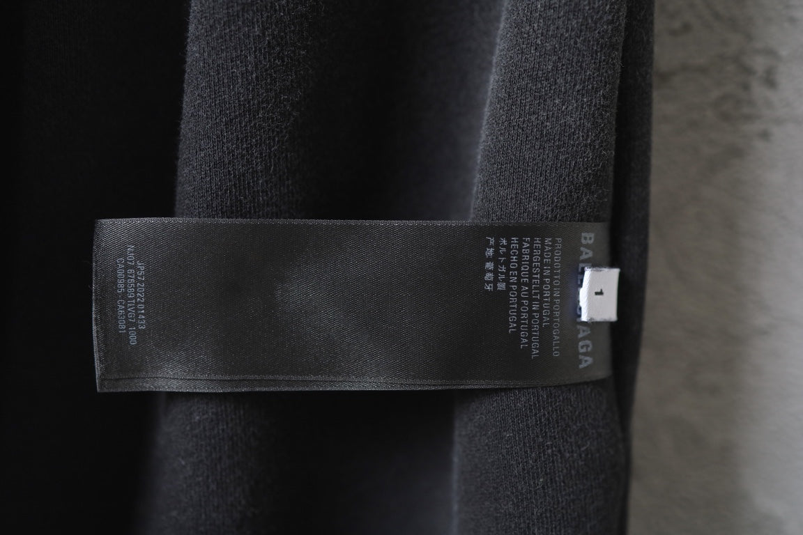 Balenciaga pants care label inside waistband