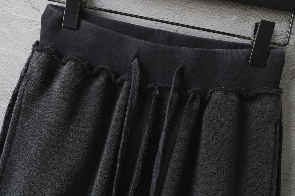 Balenciaga pants waistband with drawstring and pleated gathers