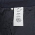 Dark navy pants interior care and size label