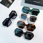 Prada sunglasses set with assorted square frames and dark lenses