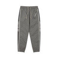 Grey Dior logo track pants with drawstring elastic waist and side stripe