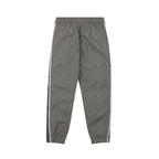 Grey Dior logo jogger pants with elastic cuff and tapered leg